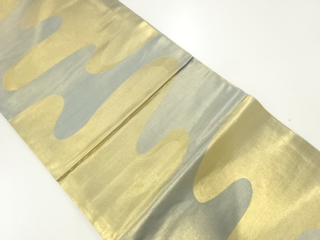 霞模様織出し踊り帯